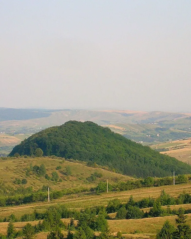 Dealuri și păduri în Parcul Natural Vânători-Neamț